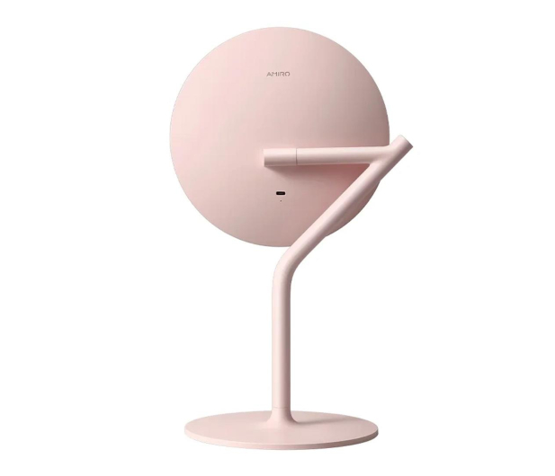 Amiro Różowe Lustro do makijażu z podświetleniem LED - 1349228 - zdjęcie 8